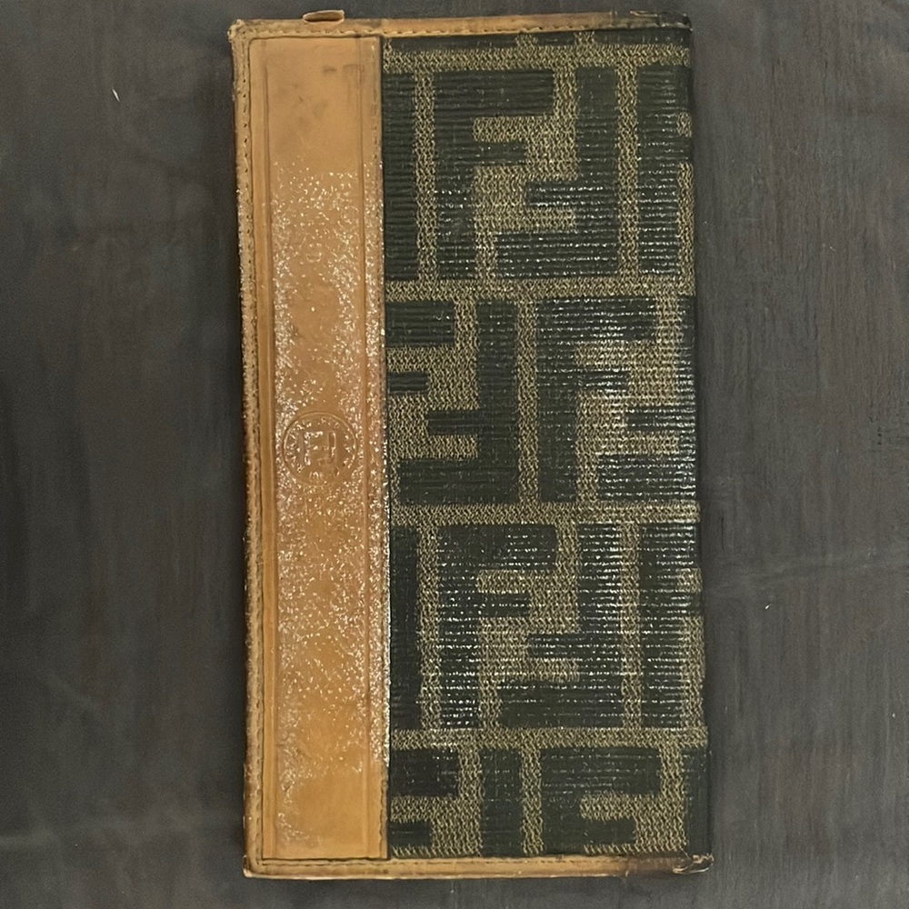 Vintage Fendi Checkbook Wallet